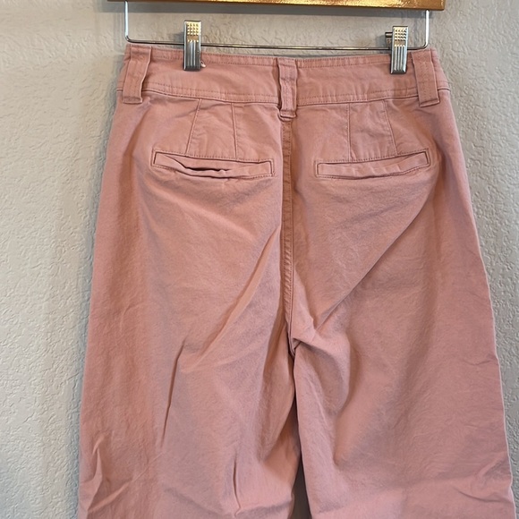 A New Day Salmon Pink Wide Leg Cropped Pant size 4 - Picture 7 of 12